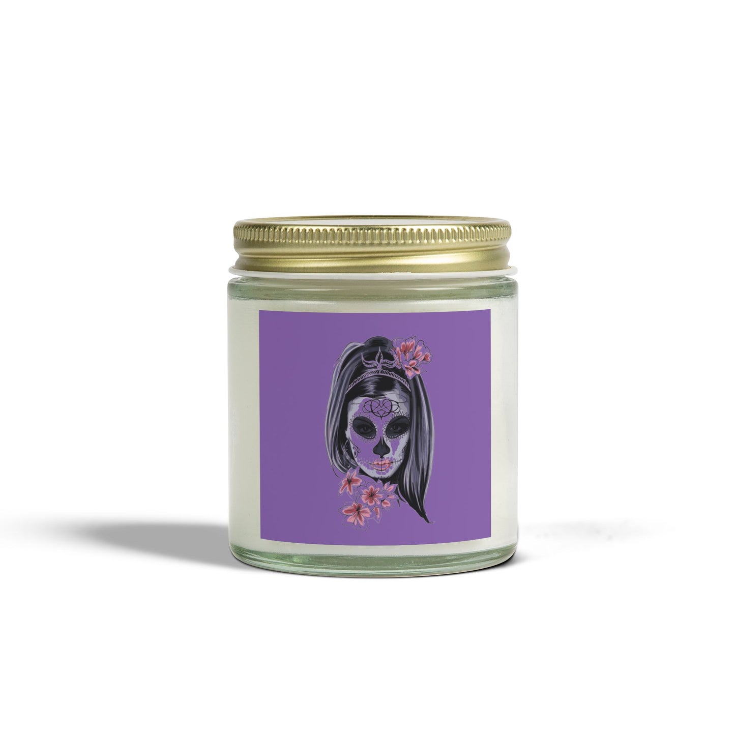 Day of the Dead Scented Candles, Coconut Apricot Wax, Spider Web Decor, Cozy Home Fragrance, Fall Decor, Gift for October