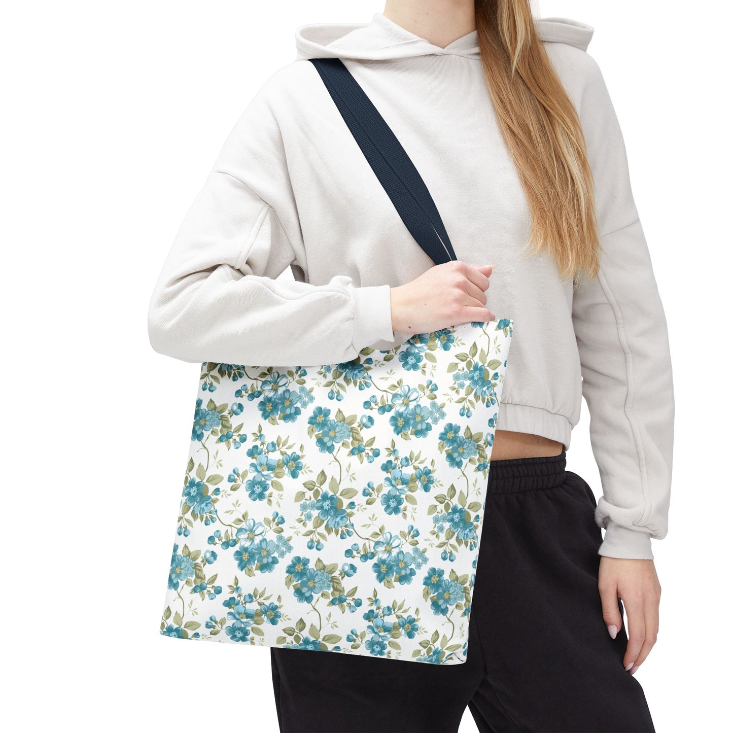 Floral Design Tote Bag | Reusable Shopping Bag, Beach Tote, Eco-Friendly Bag, Gift for Her, Travel Organizer