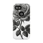 Elegant Floral Phone Case - Tough Cases, Black Rose Design, Floral Phone Cover, Stylish Phone Accessory, Gift for Her, Mother's Day