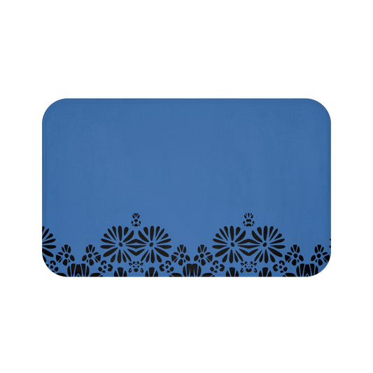 Floral Elegance Bath Mat - Chic Bathroom Decor, Home Spa Essentials, Gift for Her, Modern Design, Cozy Comfort
