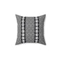 Bohemian Boho Square Pillow with Geometric Print, Cushion for Home Decor, Living Room Accent, Stylish Throw Pillow, Gift for Her