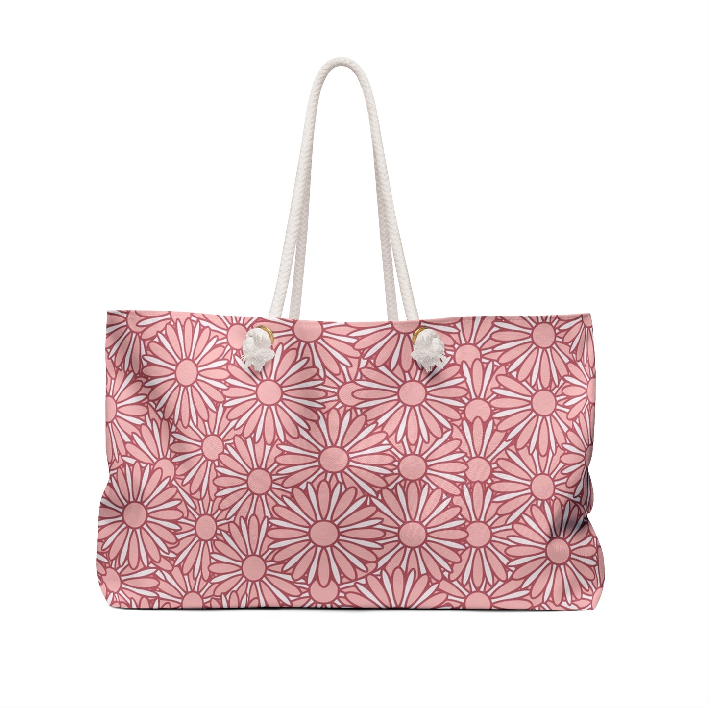 Floral Weekender Bag – Stylish Tote for Travel, Beach, Gym