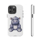 Cute Hippo Phone Case, Unique Tough Cases, Animal Lover Gift, Cute Animal Design, Baby Animal Phone Accessory