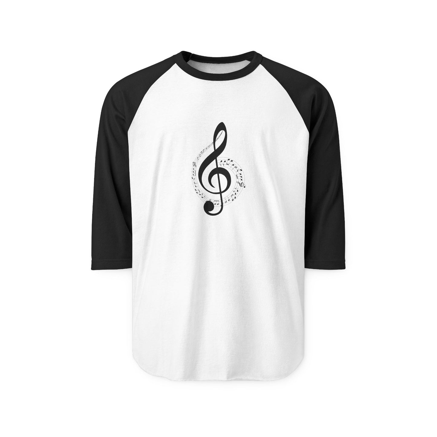 Music Lover's Unisex Three-Quarter Sleeve Raglan Shirt, Perfect for Concerts