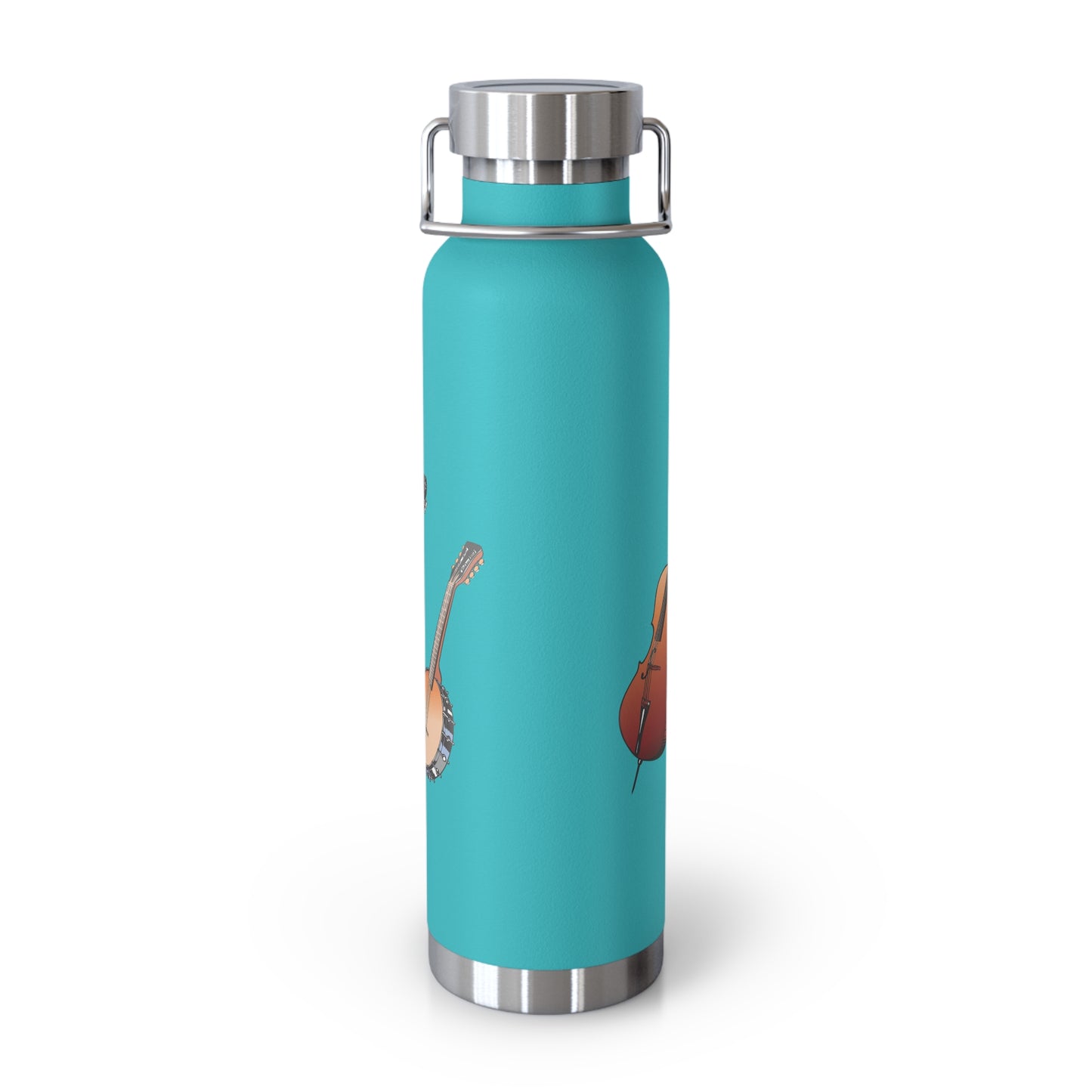 Musical Instruments Water Bottle | Copper Vacuum Insulated Bottle | Gift for Musicians, Music Lovers, Durable Travel Mug, Concert [...]