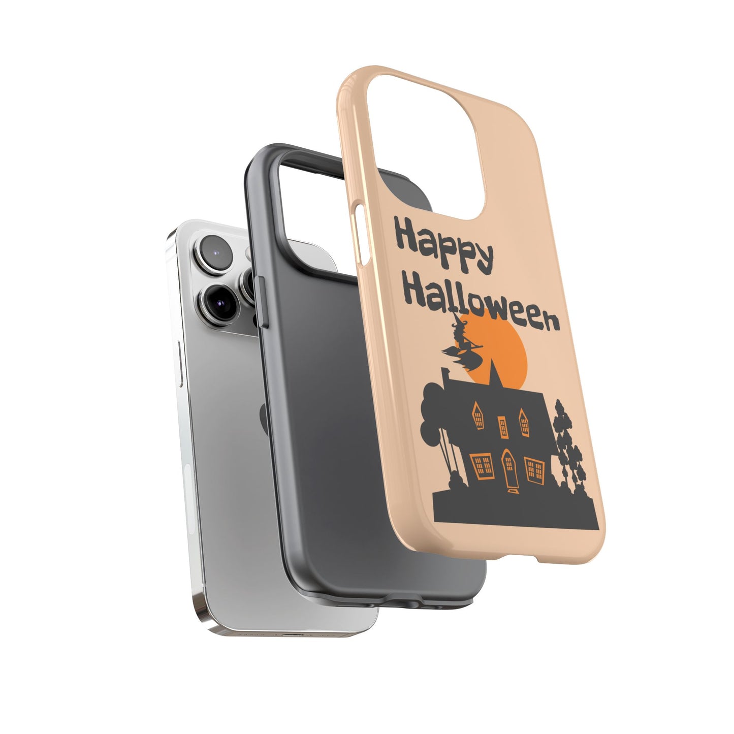 Halloween Phone Case, Spooky Mobile Cover, Tough Case for Phone, Witch Design, Fall Decor, Unique Gift for Halloween