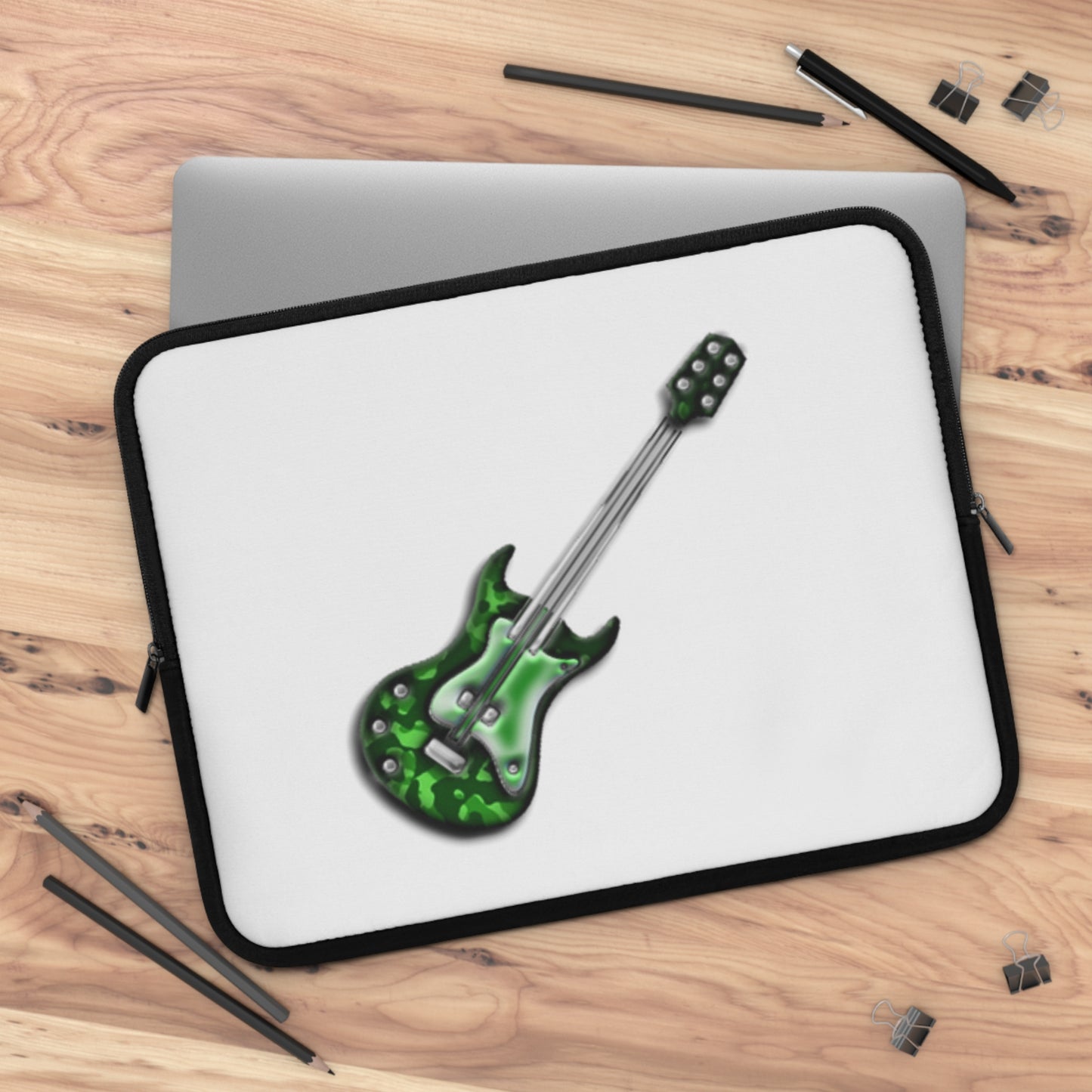 Rockin' Guitar Laptop Sleeve | Music Lover's Accessory, Gift for Musicians, Tech Gear for Students and Professionals, Holiday Present