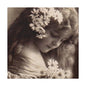 Vintage Floral Portrait Canvas