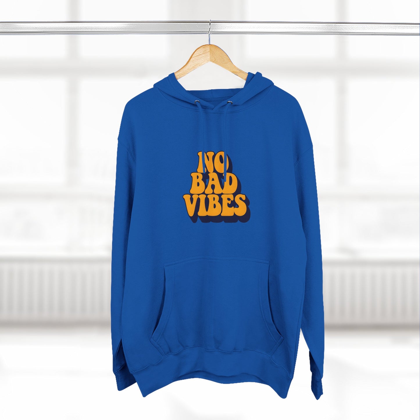 Good Vibes Only Fleece Hoodie for Positive Energy Lovers, Motivational Comfort, Chill Attire, Casual Wear, Gift for Friends
