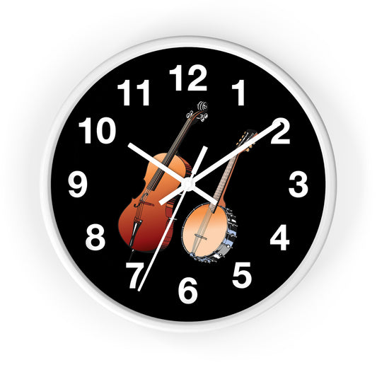 Musical Instruments Wall Clock – Perfect Gift for Musicians, Home Decor, Music Lovers, Great for Holidays and Music Rooms