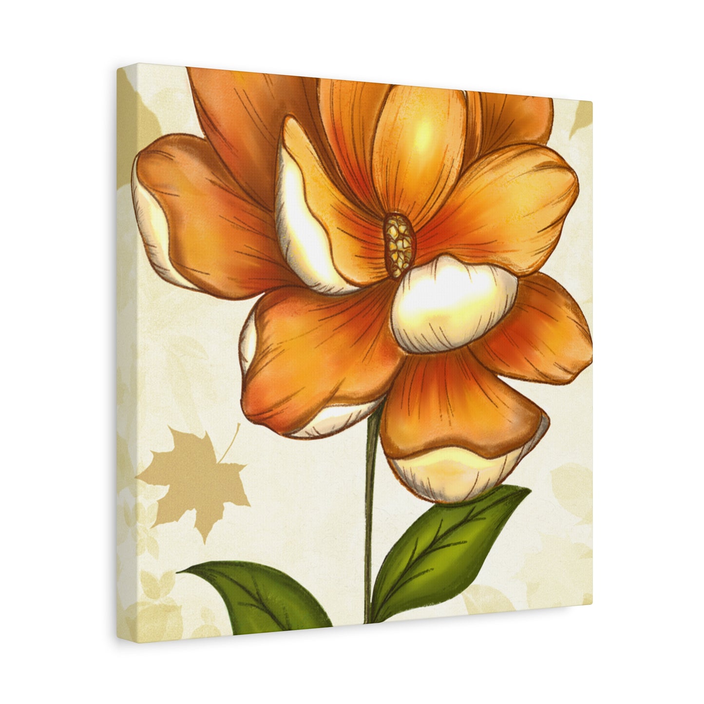 Copy of Matte Canvas, Stretched, 1.25" Tulips Pink and Purple Flowers