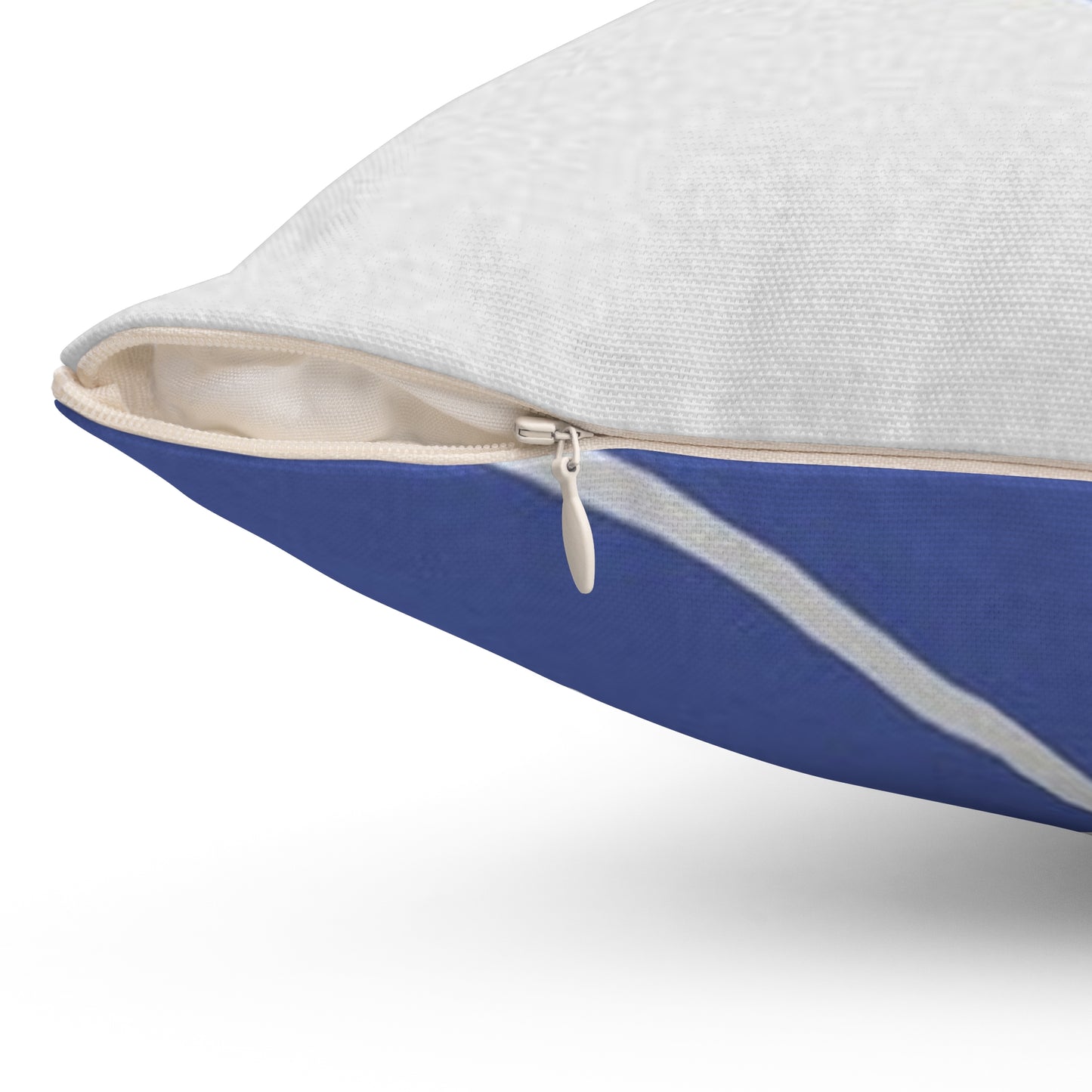 Stylish Blue Stripe Pillow, Modern Home Decor, Cozy Living Room, Decorative Cushion, Gift for Housewarming, Summer Vibes