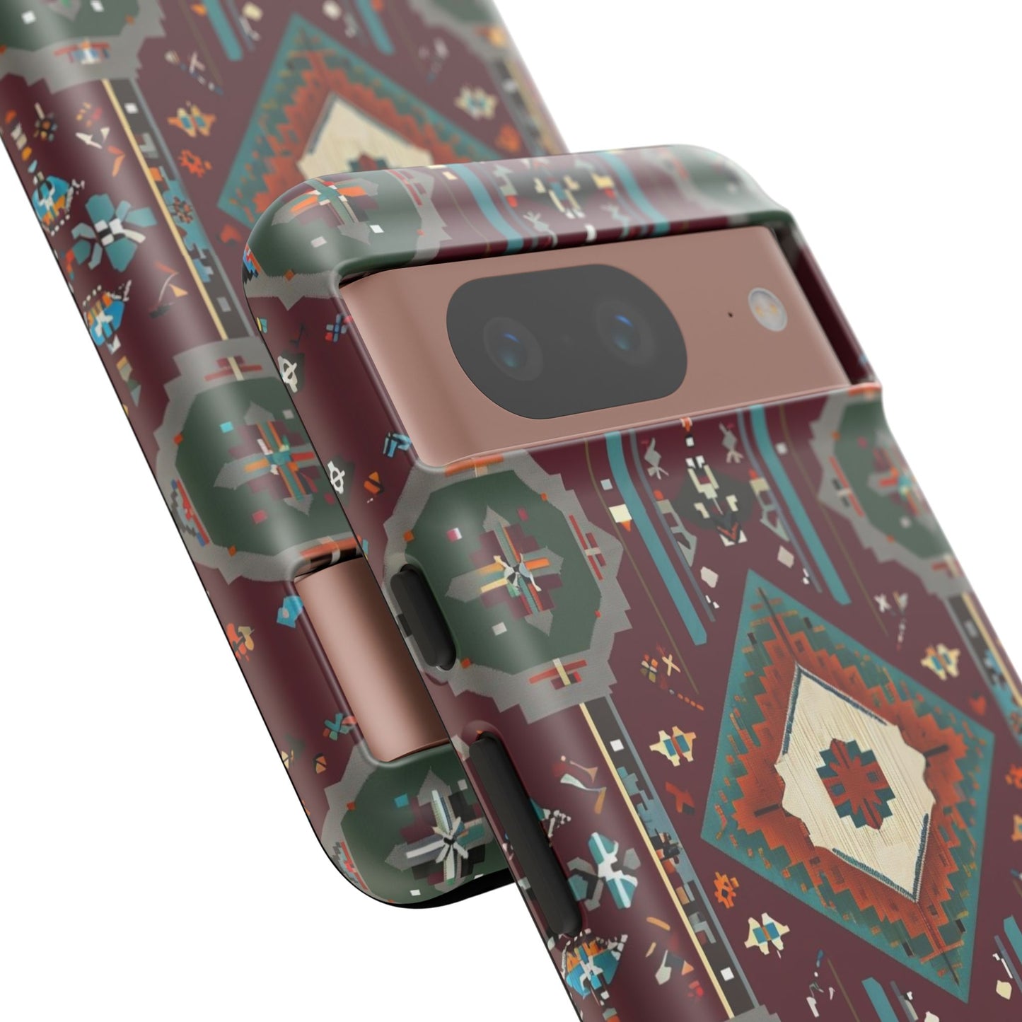 Tribal Pattern Phone Case - Boho Chic, Tough Durable Cover, Stylish Tech Accessory, Gift for Him/Her, Festival Essentials
