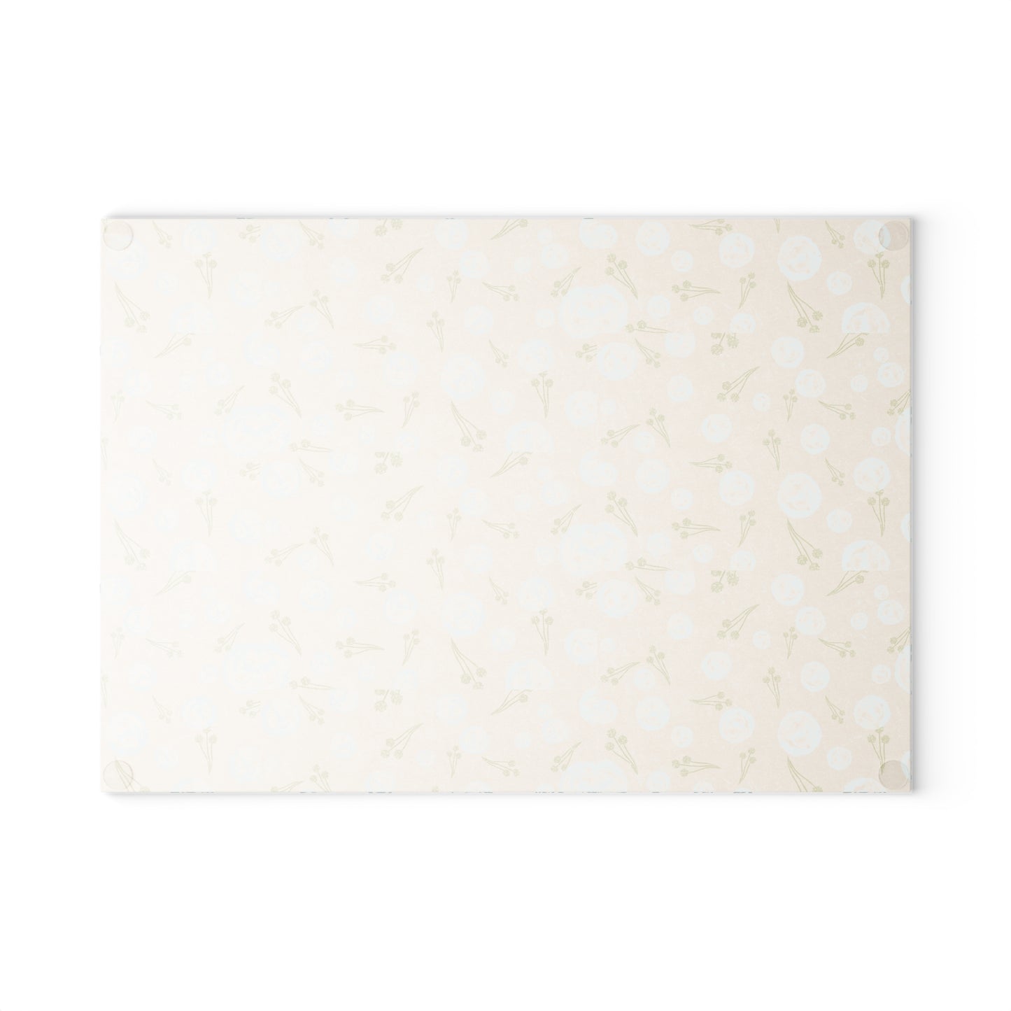 Elegant Floral Glass Cutting Board - Kitchen Decor, Gift for Cooking Enthusiasts, Wedding, Housewarming, Birthday