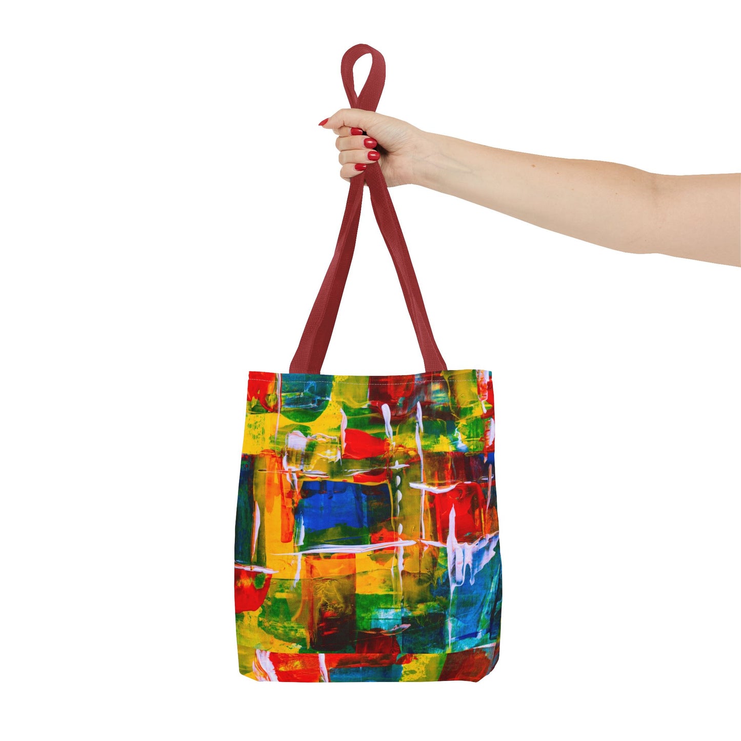 Vibrant Art Tote Bag, Colorful Shopping Bag, Summer Tote, Beach Bag