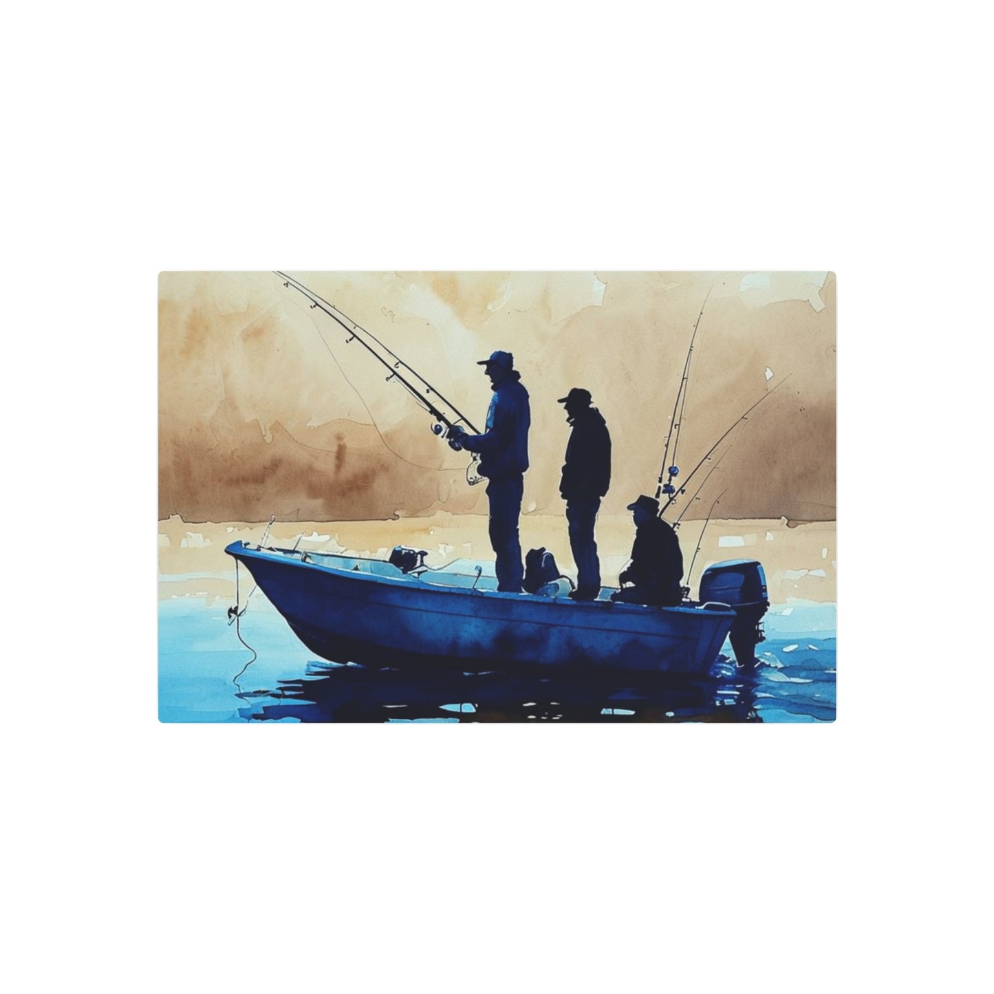 Fishing Metal Art Sign - Perfect Gift for Fishermen, Man Cave Decor, Nautical Wall Art, Outdoor Enthusiast Gift, Fishing Lover Decor