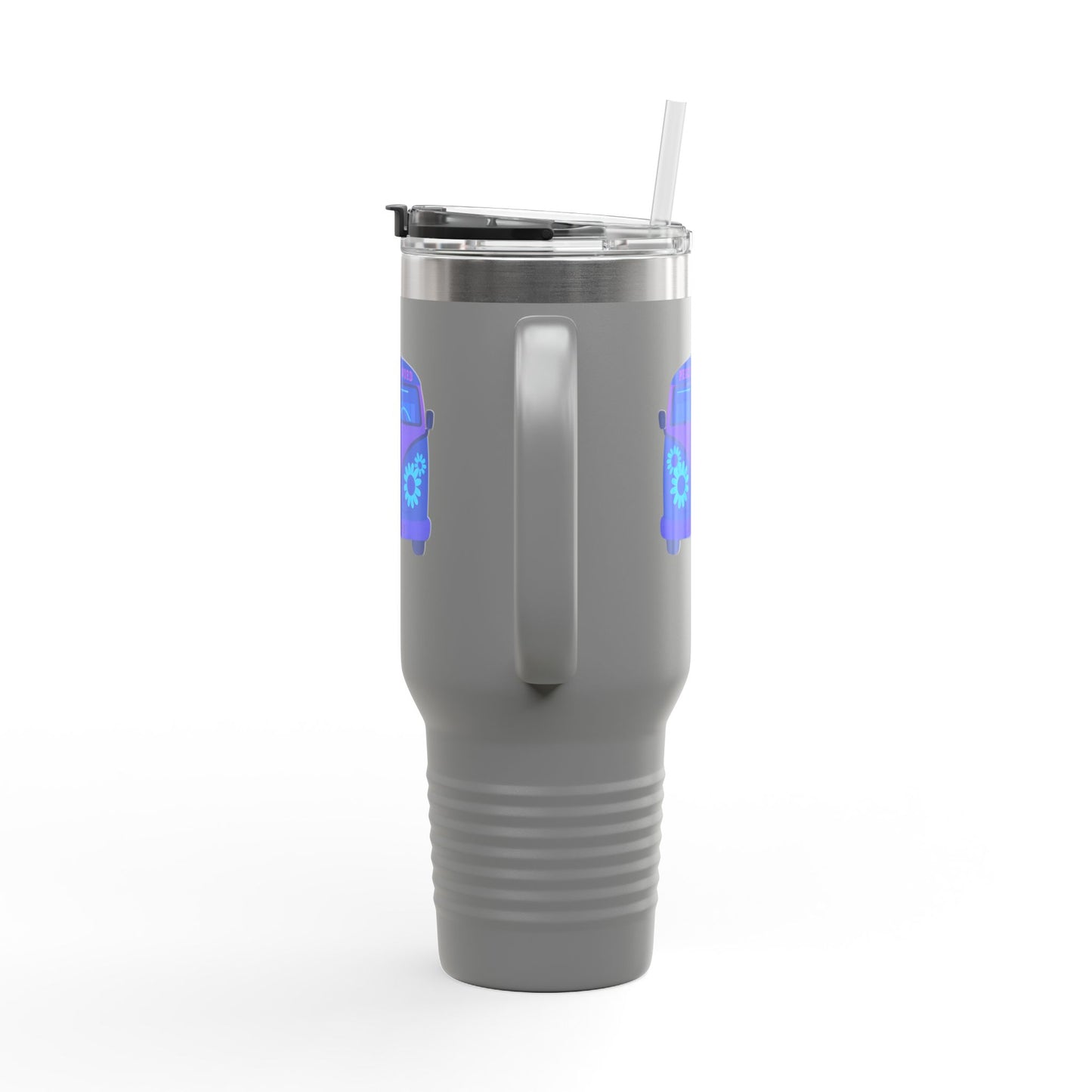 Peaceful Vibes Insulated Travel Mug | 40oz Cooler, Eco-Friendly Drinkware, Unique Gift for Travelers, Road Trip Essential, Custom Cup