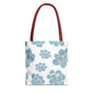 Floral Tote Bag, Stylish Reusable Shopping Bag, Eco-Friendly Gift, Mother's Day Accessory, Chic Beach Bag, Travel Companion