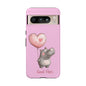 Cute Hippo Phone Case | Good Vibes, Gift for Friends, Cute Phone Accessories, Animal Lover Gift, Happy Phone Cover