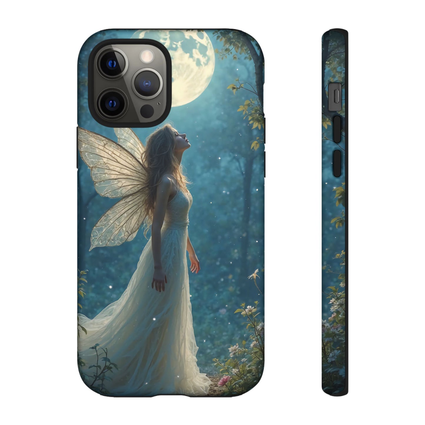Fairy Moon Phone Case | Tough Cases for Nature Lovers, Fantasy Gift, Boho Phone Accessory, Ethereal Aesthetic, Magical Design