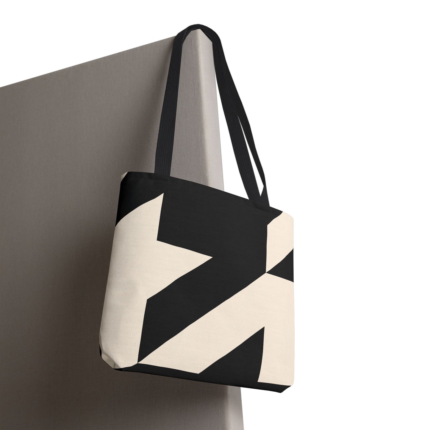 Chic Abstract Tote Bag, Stylish Travel Bag, Reusable Shopping Bag, Modern Design Bag, Fashionable Canvas Tote