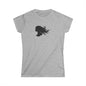 Elegant Silhouette Women's Softstyle Tee, Fashion T-Shirt, Gift for Her, Casual Wear, Creative Graphic Tee