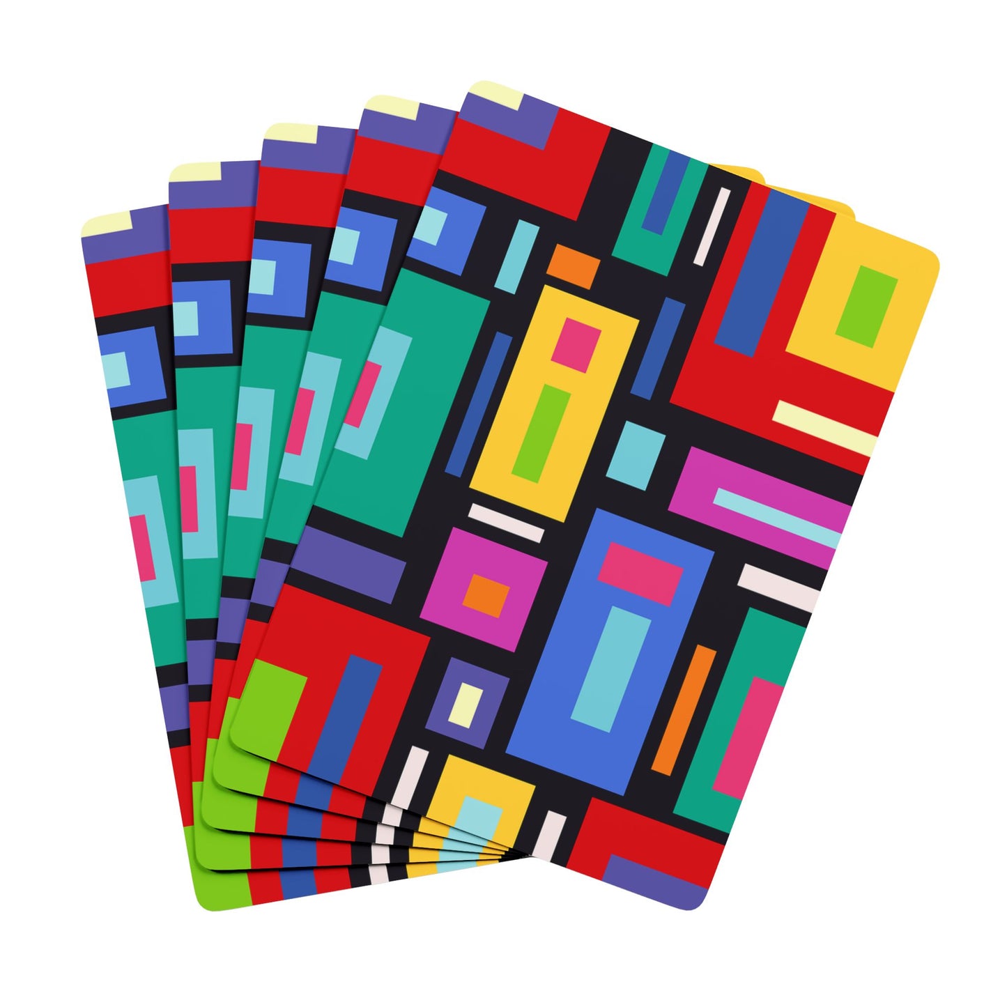 Vibrant Poker Playing Cards Set, Colorful Card Game, Fun Gift for Gamers, Housewarming, Parties, Poker Nights, Unique Accessories