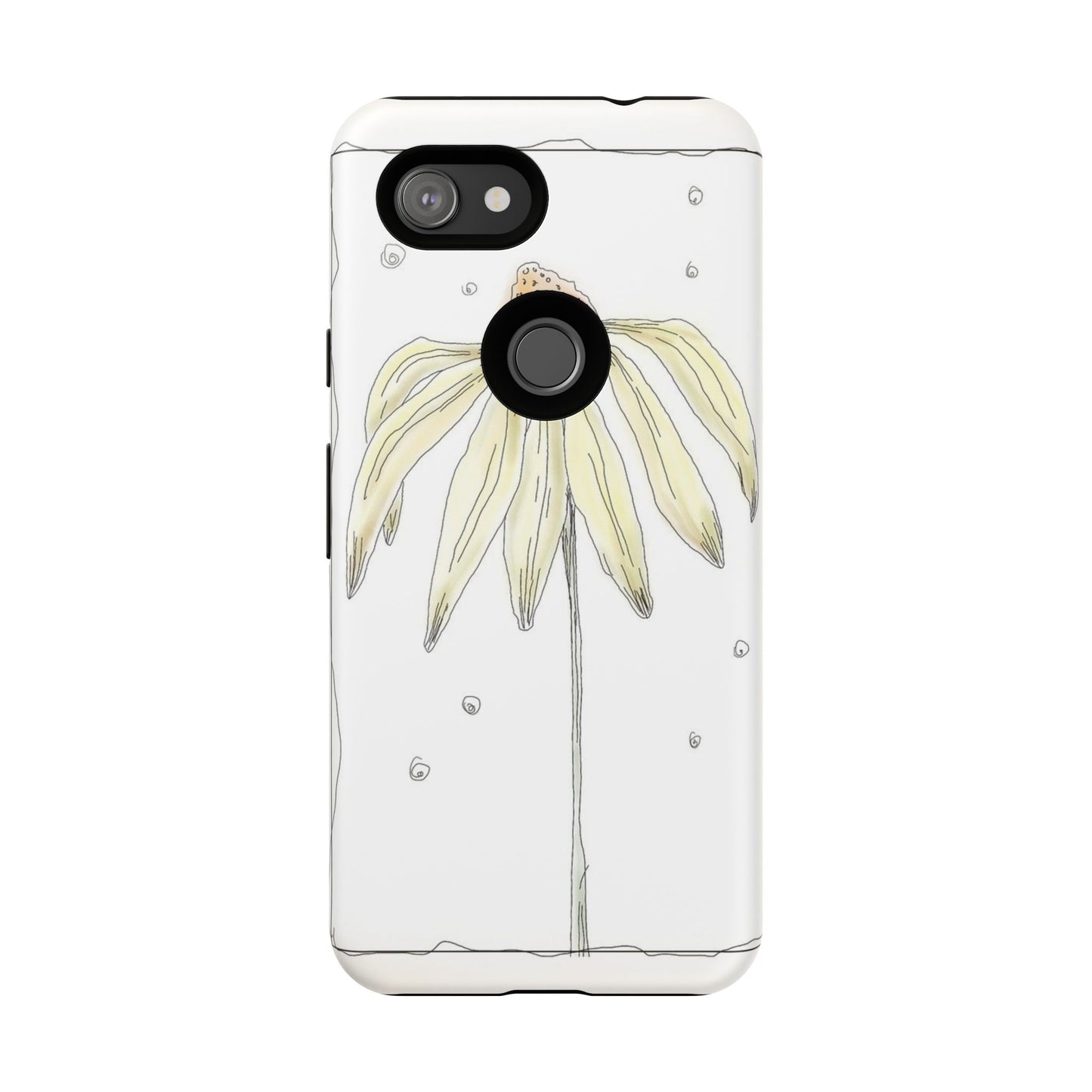 Flower Phone Case with Delicate Design, Tough Phone Cover, Nature Lover Gift, Floral Tech Accessory, Stylish Phone Protection