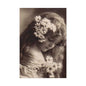 Vintage Floral Portrait Canvas