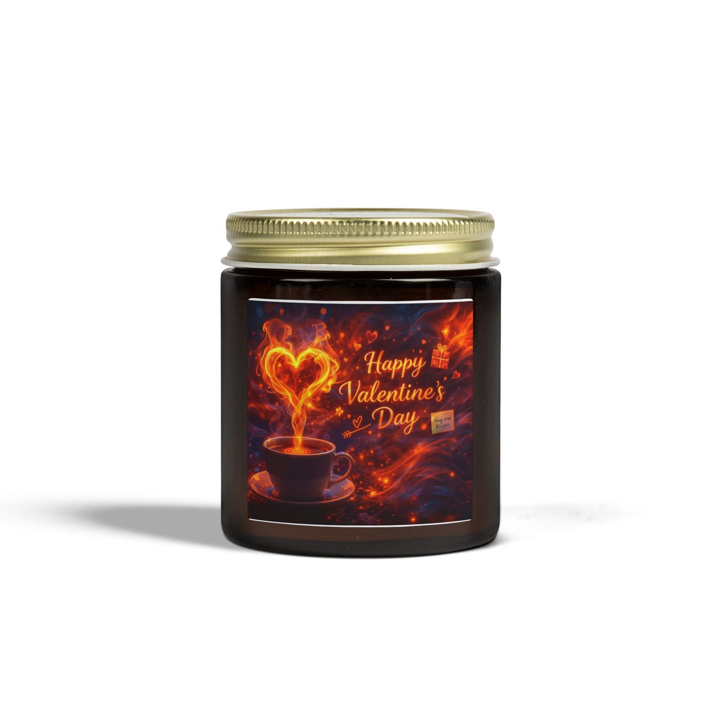 Valentine’s Day Coconut Apricot Scented Candle (4oz/9oz)