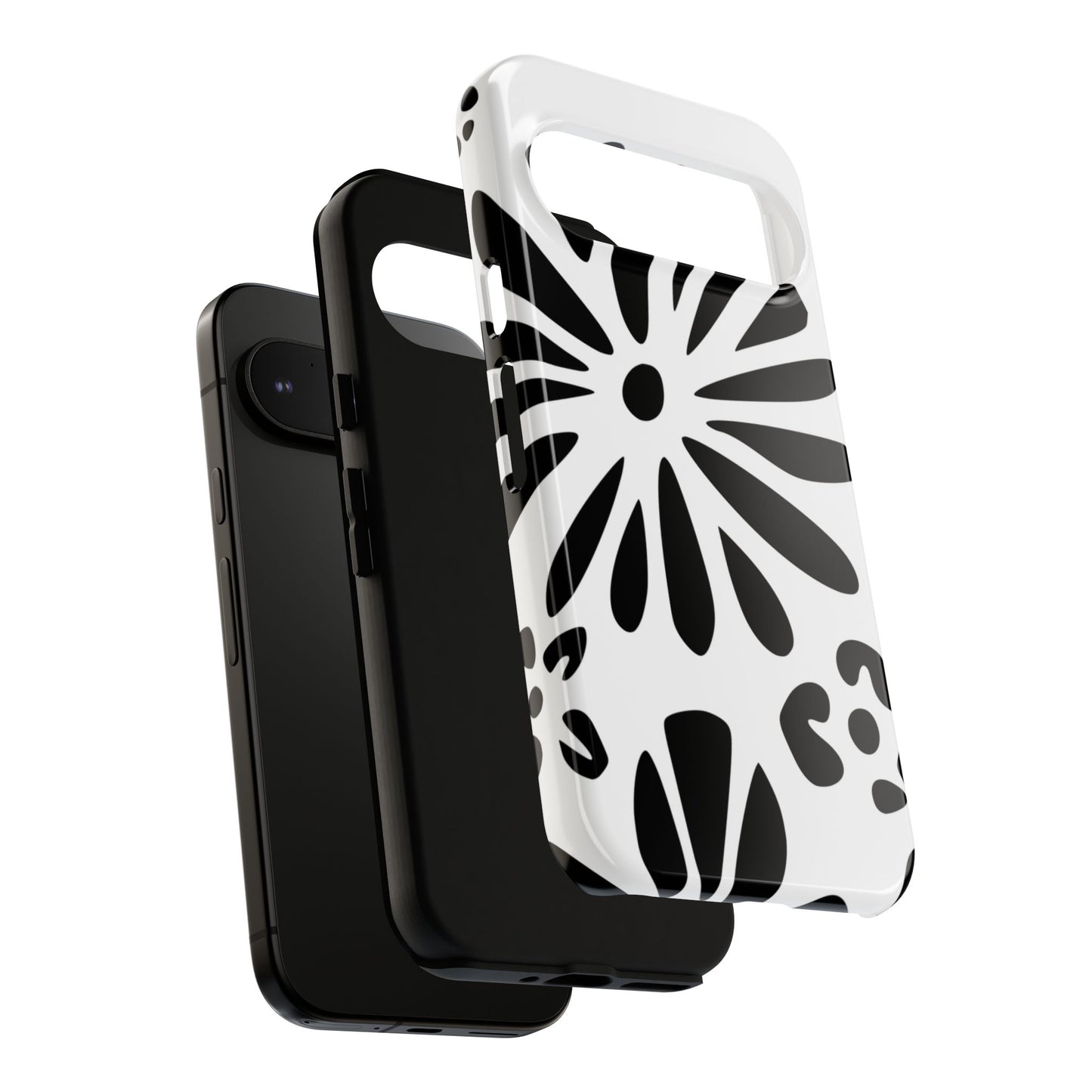 Stylish Phone Case with Floral Design, Tough Phone Cover for Her, Trendy Black and White Cell Phone Case, Unique Gift for Birthdays [...]
