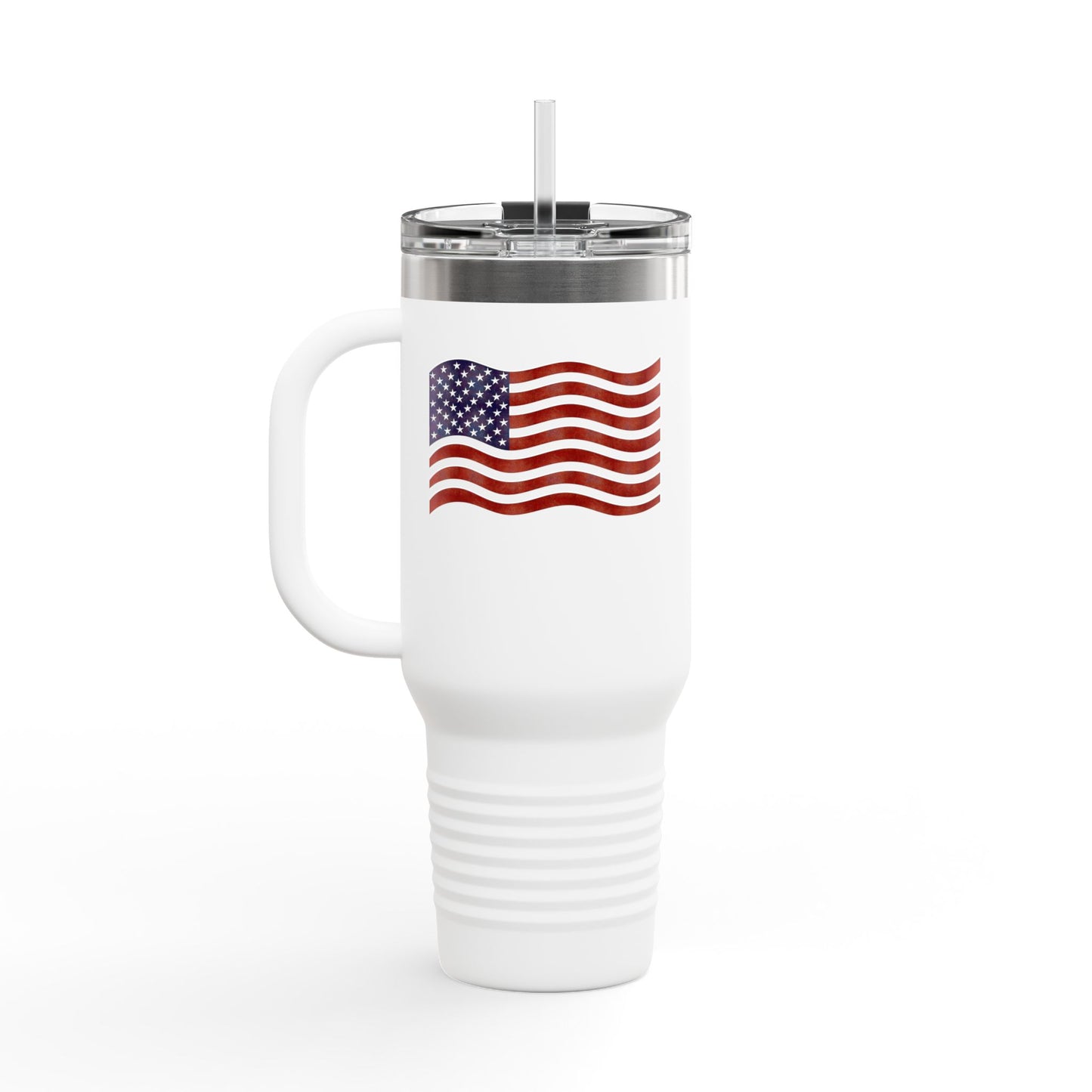 Insulated Travel Mug, 40oz - American Flag