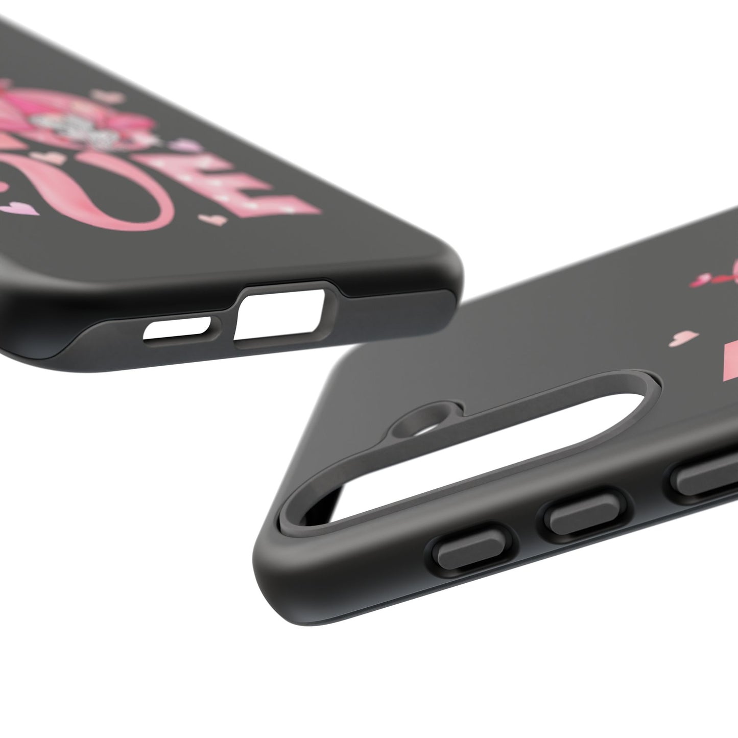 Love Gnome Phone Case — Cute Pink Heart Valentines Protective Case