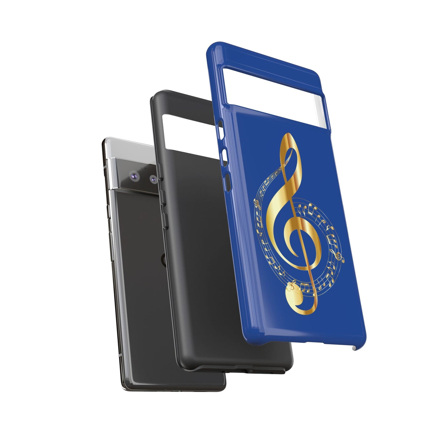 Tough Cases Blue and Gold Musical Note