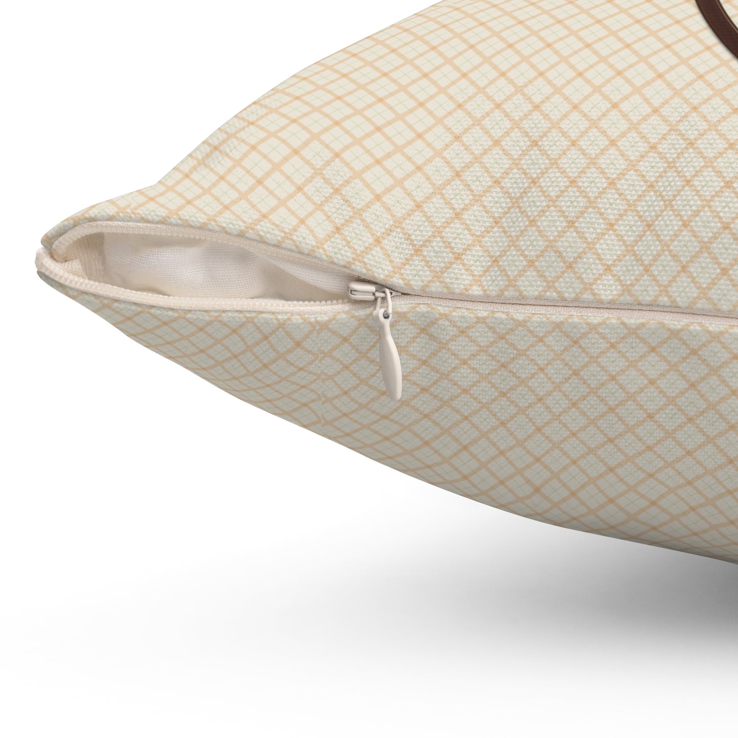 Cozy Decorative Pillow, Spun Polyester Square Cushion, Home Decor Accent, Gift for Housewarming, Stylish Living Room Pillows