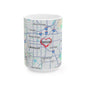 Personalized Denver Map Ceramic Mug - Custom Coffee Cup, Great Gift for Coffee Lovers, Home Decor, Moving Away, Housewarming, Road Trip