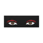 Red Lashes Wall Art Canvas — Glam Eyes Makeup Decor