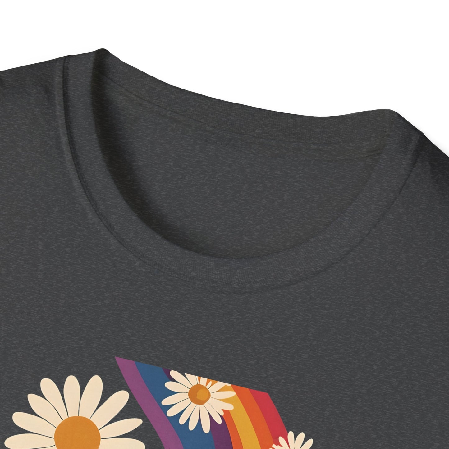 Good Vibes Unisex Softstyle T-Shirt, Retro Sunshine Tee, Positive Energy Shirt, Festival Apparel, Gift for Friends