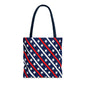 Patriotic Tote Bag, USA Flag Inspired, Star Patterned Purse, Summer BBQ, Independence Day, Memorial Day, Everyday Use