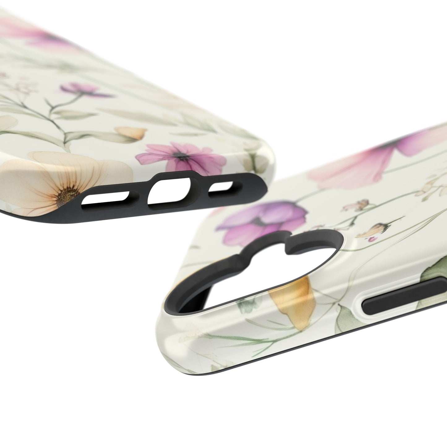 Floral Watercolor Magnetic Impact-Resistant Phone Case
