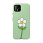Floral Phone Case - Tough Cases for Nature Lovers, Cute Green Flower Design, iPhone Cover, Gift for Her, Spring Accessories