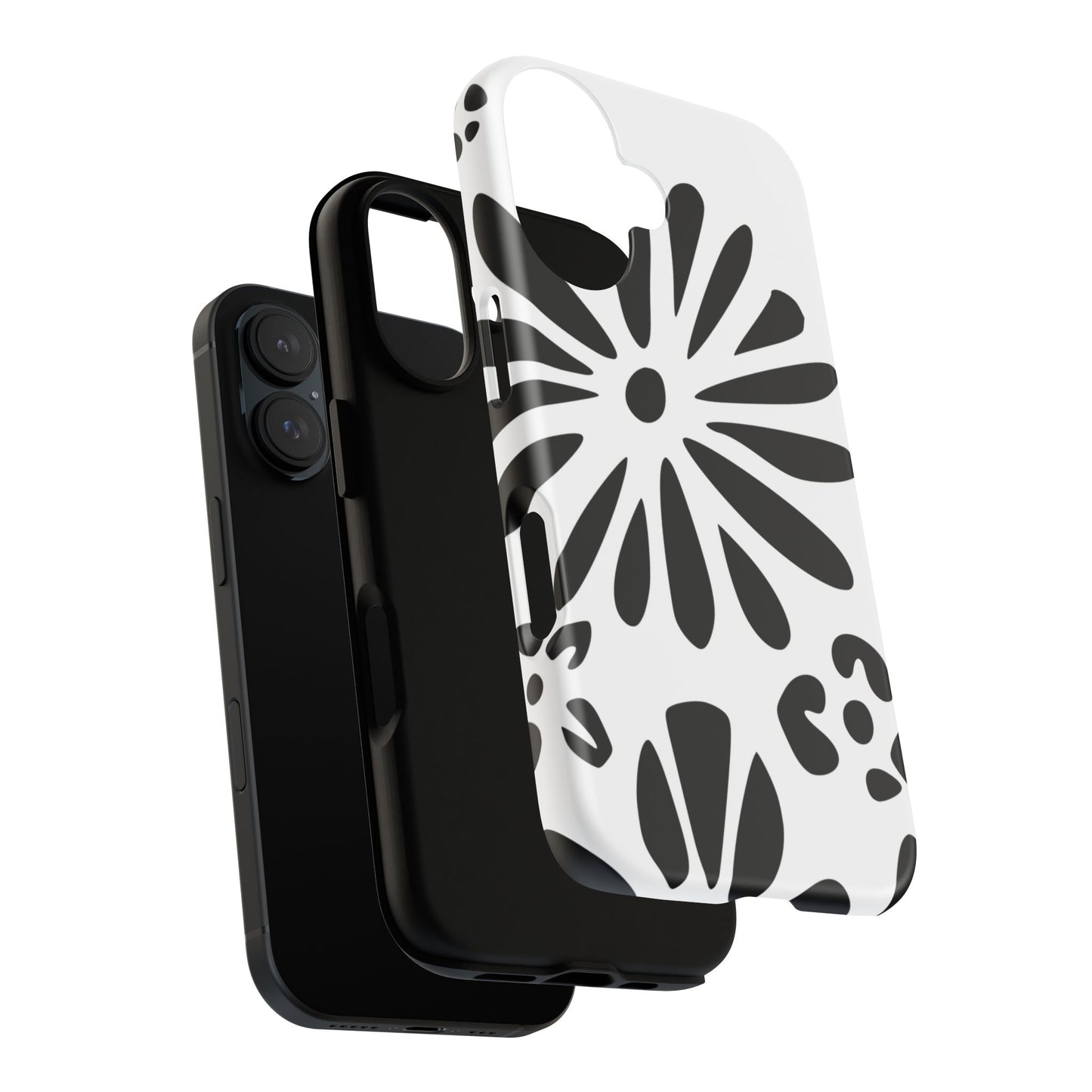 Stylish Phone Case with Floral Design, Tough Phone Cover for Her, Trendy Black and White Cell Phone Case, Unique Gift for Birthdays [...]