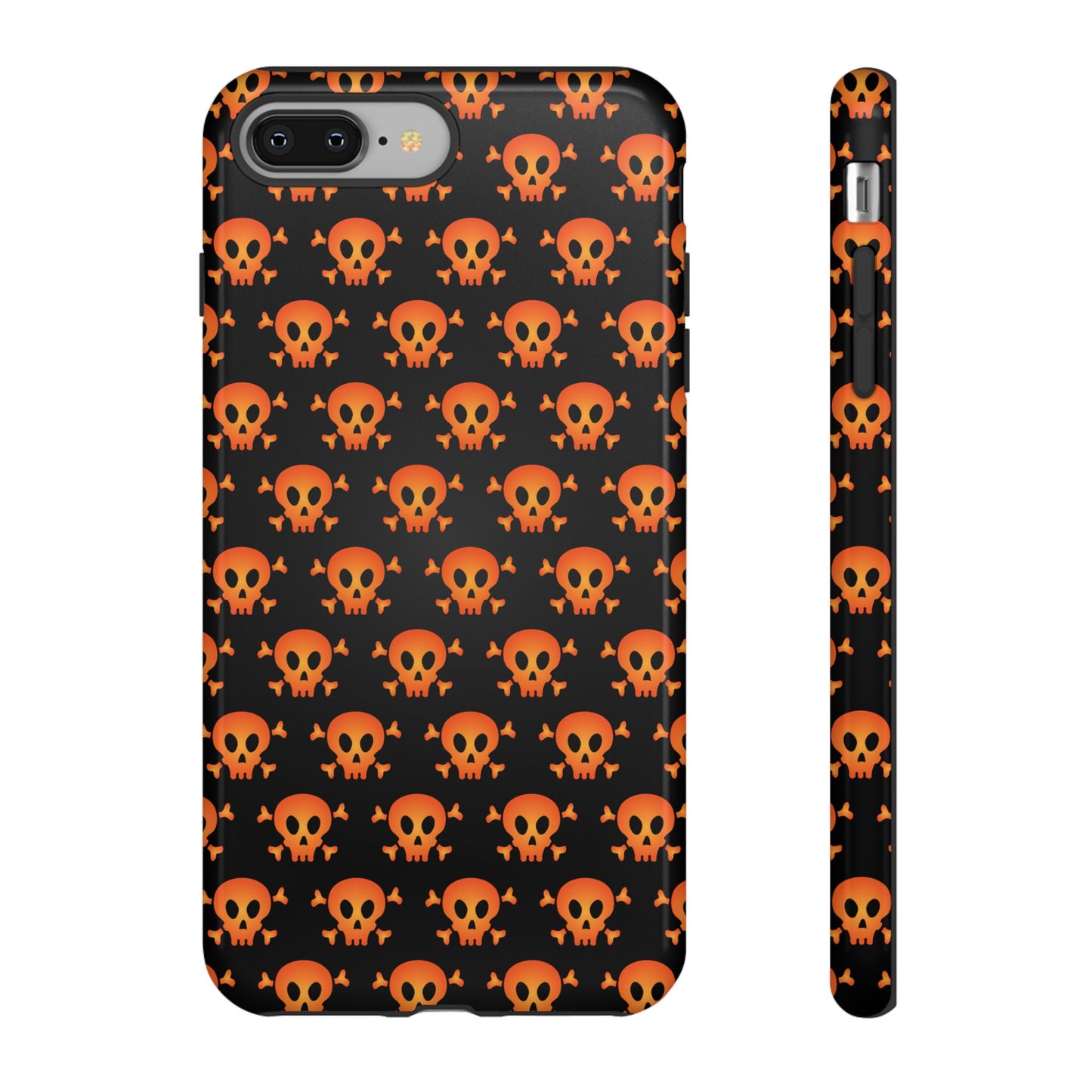 Halloween Skull Phone Case, Spooky Mobile Cover, Trick or Treat Accessory, Goth Gift, Skull Pattern Design