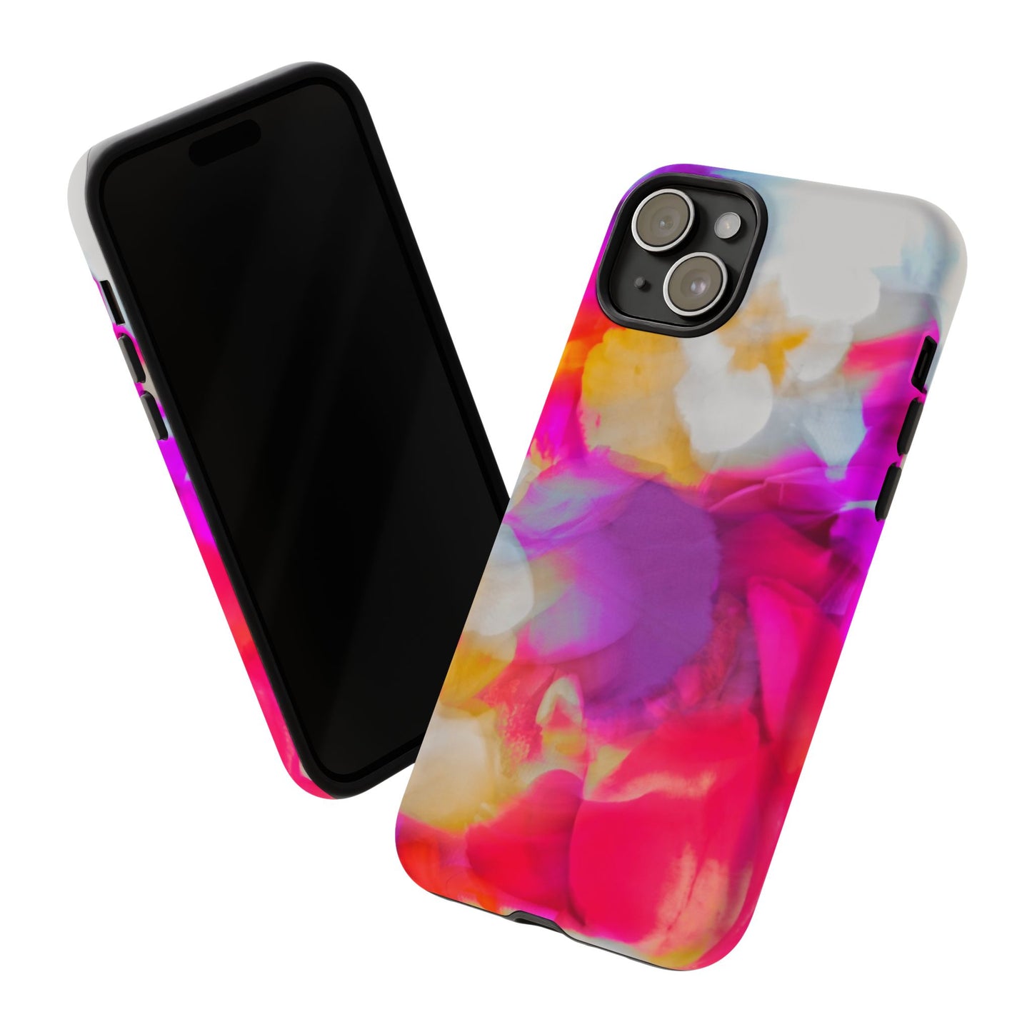 Floral Phone Case: Stylish Art for Your Device, Tough Cases, Gift for Her, Flower Print, Trendy Accessories, Phone Protection