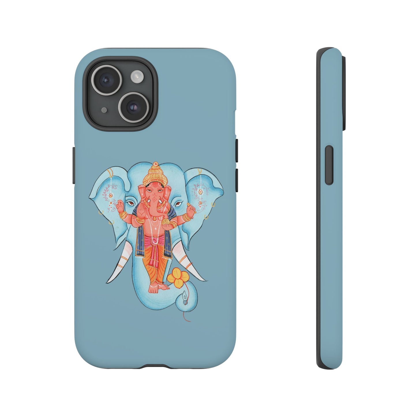 Tough Cases: Ganesh-Inspired Phone Case, Bohemian Phone Cover, Hindu Art Accessory, Festival Gift, Protective Phone Shell