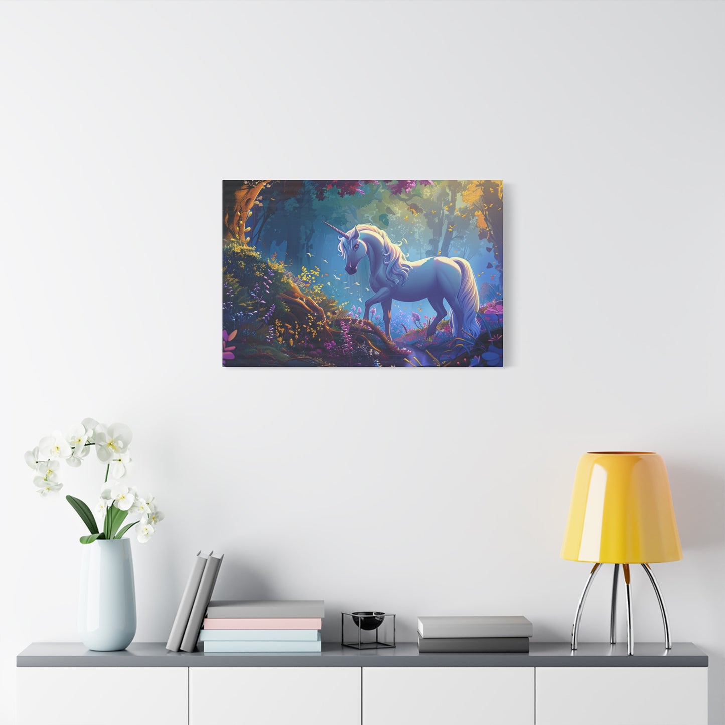 Matte Canvas, Stretched, 1.25" - Unicorn