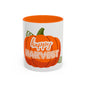 Happy Harvest Pumpkin Coffee Mug, Fall Mug, Seasonal Decor, Gift for Coffee Lovers, Autumn Vibes, Halloween Decoration
