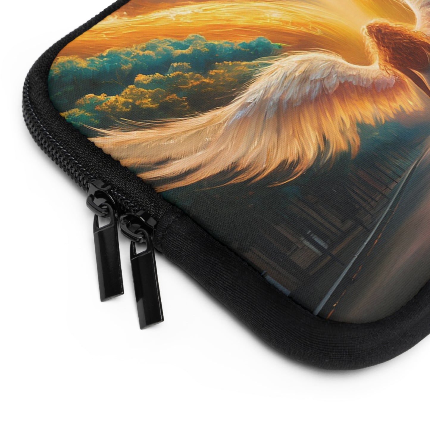 Angel Wings Laptop Sleeve, Dreamy Computer Case, Stylish Tech Pouch, Gift for Students, Protective Laptop Bag