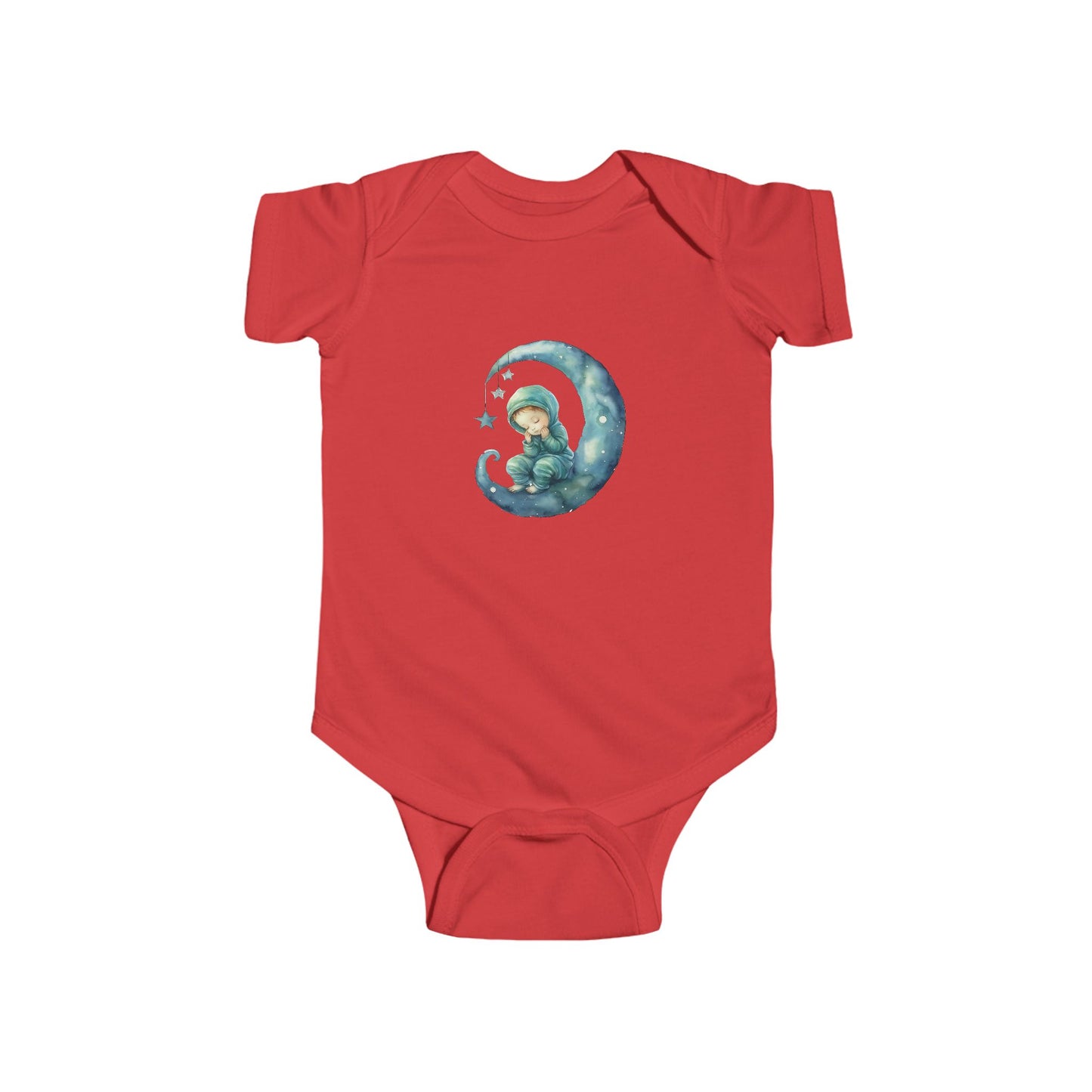 Adorable Baby Bodysuit with Moon and Stars Design, Infant Outfit, Newborn Gift, Baby Shower, Cute Sleepwear