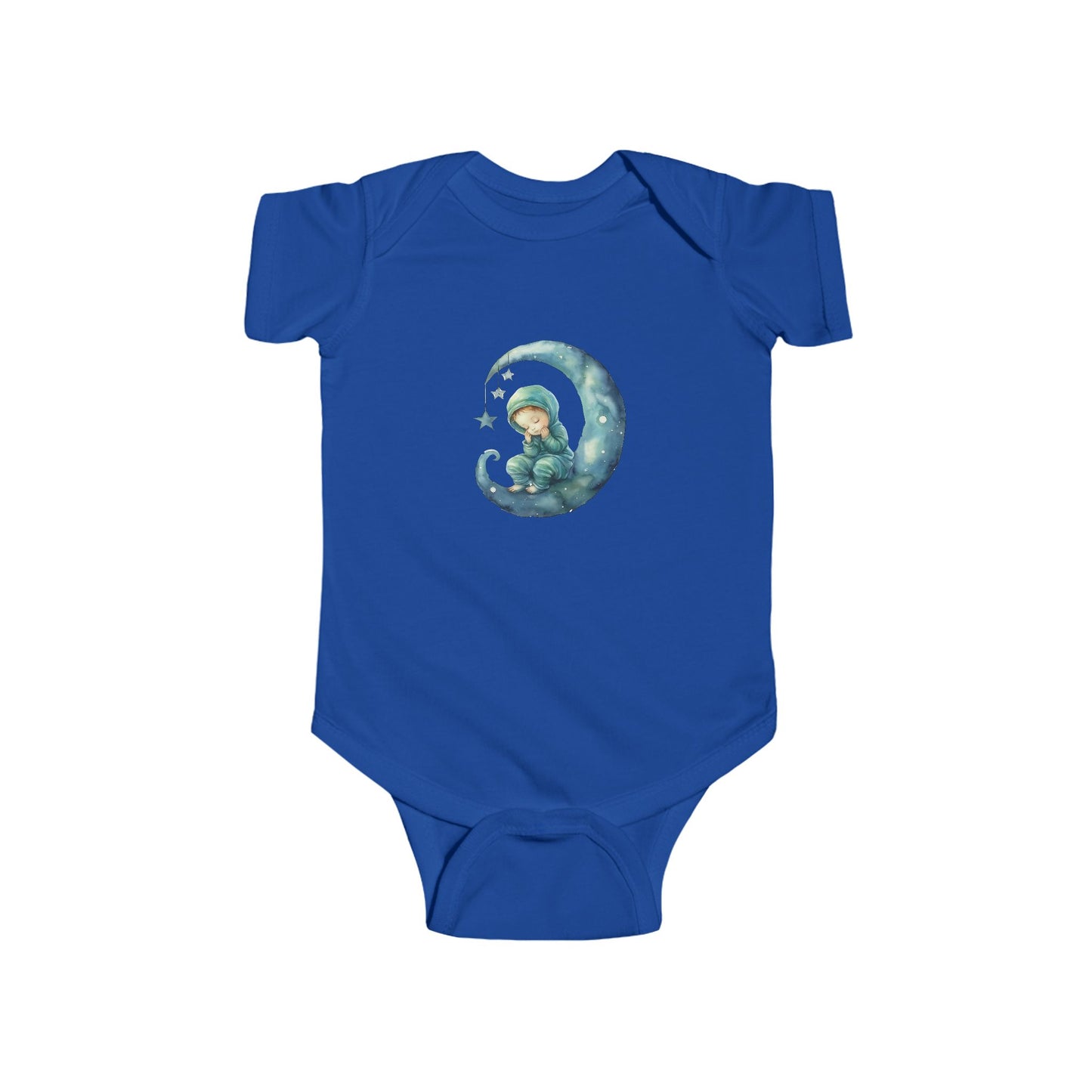 Adorable Baby Bodysuit with Moon and Stars Design, Infant Outfit, Newborn Gift, Baby Shower, Cute Sleepwear